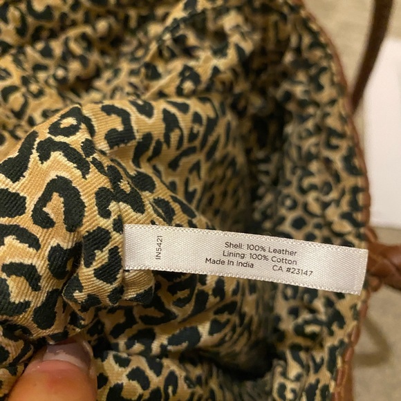 Woven brown leather Tote Bag - Picture 7 of 7